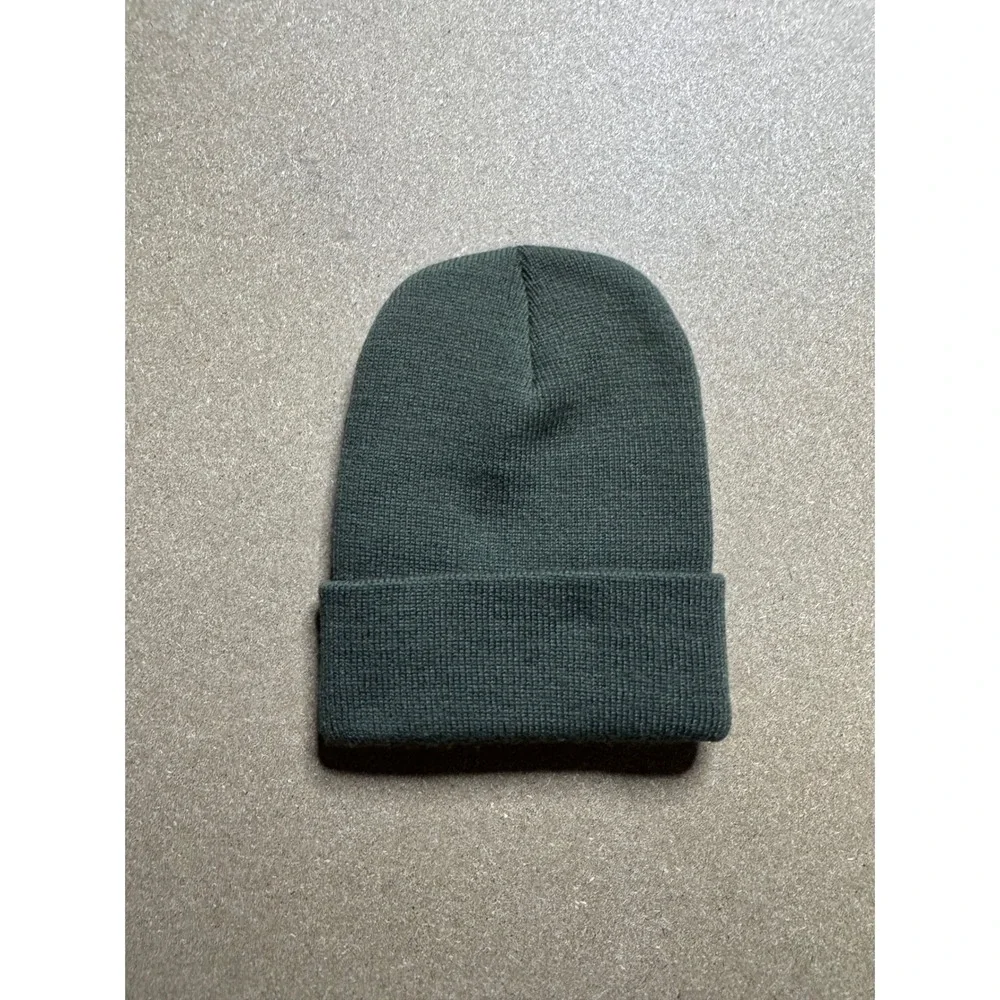 Carhartt Kids Beanie Hat Olive Green Winter‎ Knit Warm Cuffed Cap